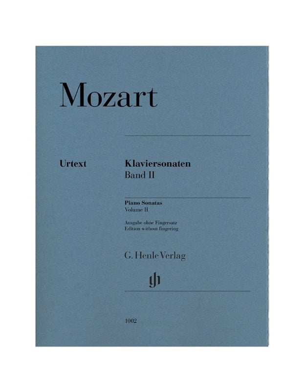Wolfgang Amadeus Mozart - Piano Sonatas Vol II/ Εκδόσεις Henle Verlag- Urtext