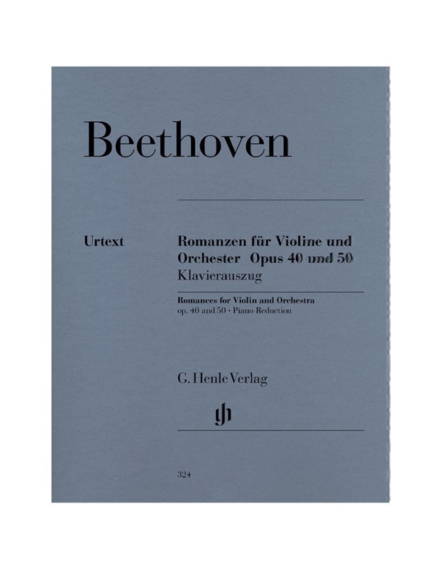 Ludwig Van Beethoven - Romances For Violin And Orchestra Op. 40 & 50/ Εκδόσεις Henle Verlag-Urtext 
