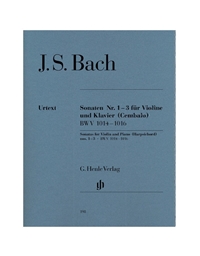 Johann Sebastian Bach- Sonatas For Violin And Piano- Harpsichord/ Henle Verlag Editions -Urtext