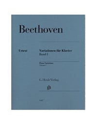 Ludwig Van Beethoven - Variations For Piano Vol I/ Εκδόσεις Henle Verlag- Urtext