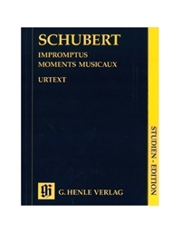 Franz Schubert - Impromptus And Moments Musicaux / Studien Edition/ Henle Verlag Editions - Urtext