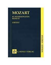 Wolfgang Amadeus Mozart - Piano Sonatas Vol II / Studien Edition/ Henle Verlag Editions - Urtext