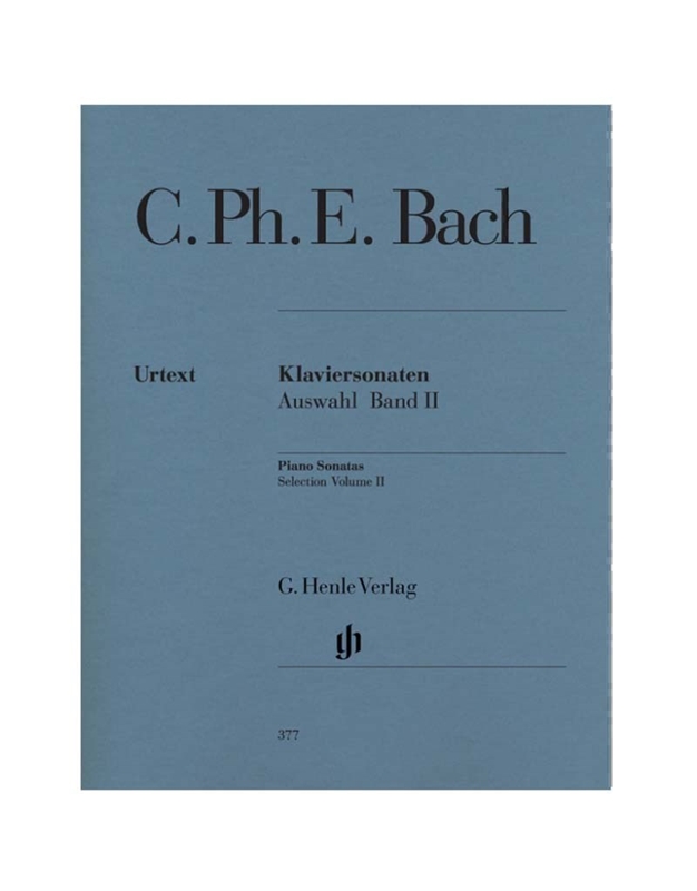 Carl Philipp Emanuel Bach - Piano Sonatas Selection Vol II/ Ηenle Verlag Editions- Urtext