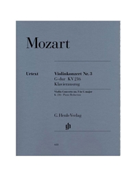 W.A. Mozart - Violin Concerto No. 3 in G Major, K 216 / Εκδόσεις Henle Verlag- Urtext