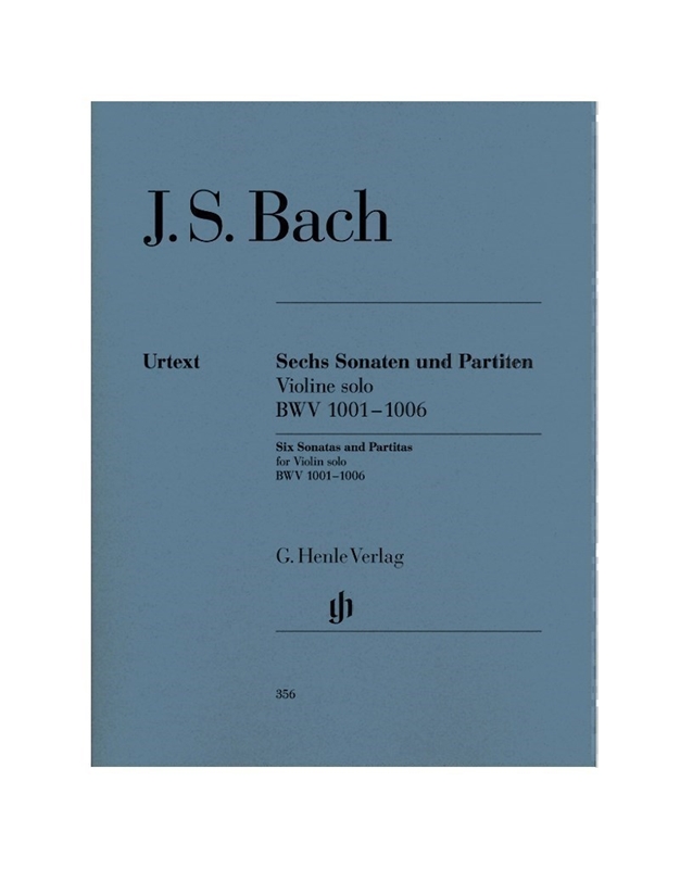 Johann Sebastian Bach - Sonatas And Partitas Bwv 1001-1006 για σόλο βιολί