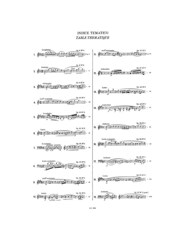 Frederic Chopin - Notturni per pianoforte / Εκδόσεις Ricordi