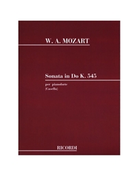 W.A.Mozart - Sonata in Do K. 545 per pianoforte / Ricordi editions