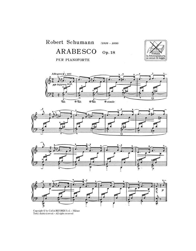 Schumann - Arabeske Op.18