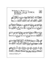 W.A.Mozart - Marcia alla turca dalla Sonata in La magg. K.331 / Ricordi editions