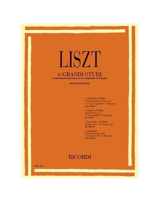  Liszt - 6 Grandi Studi  (Paganini)