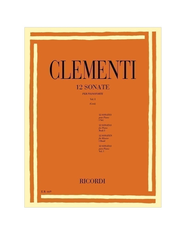 Clementi - 12 Sonates Volume I