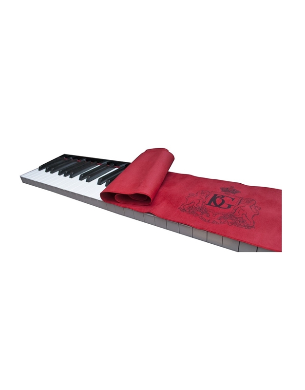 BG A66K73 Κάλυμμα Πλήκτρων Πιάνου Microfiber (Κόκκινο)