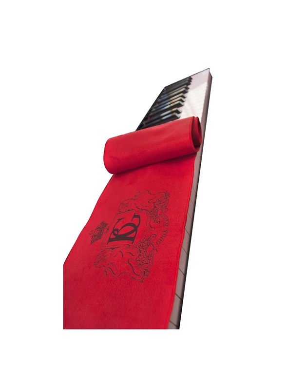 BG A66K73 Κάλυμμα Πλήκτρων Πιάνου Microfiber (Κόκκινο)