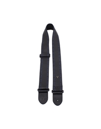 PERRI'S 2.5'' Soft Black Glove Leather w/ Blue Fancy Stitch   Ζώνη Kιθάρας - Mπάσου