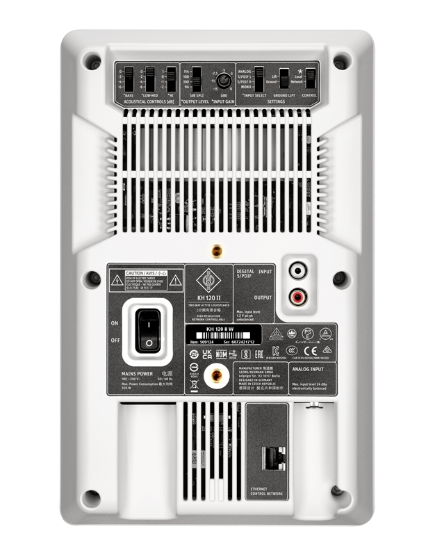 NEUMANN KH-120-II-W Aυτοενισχυόμενο Ηχείο Studio Monitor Λευκό (Τεμάχιο)