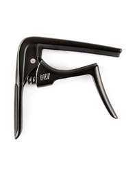 DUNLOP 63CBK Trigger Fly Black Curved Capo for Acoustic – Electric Guitar