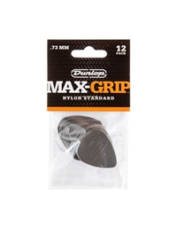 DUNLOP 449P.73 Max-Grip Nylon Standard 0.73mm Picks 12pack