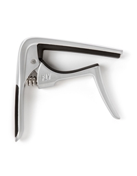 DUNLOP 63CSC Trigger Fly Satin Chrome Curved Capo for Acoustic – Electric Guitar