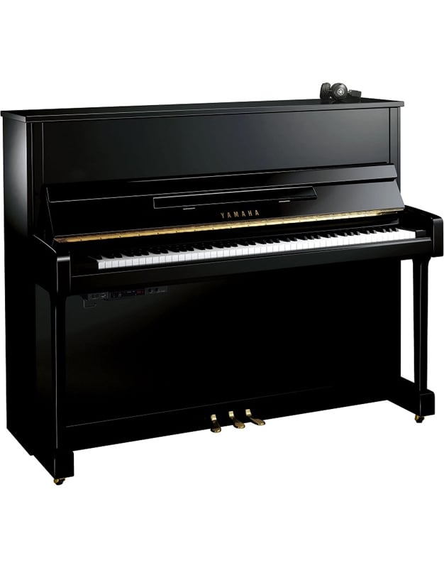 YAMAHA B2E SC3 PE Silent Upright Piano Polished Ebony
