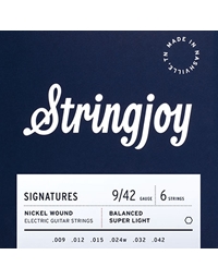 STRINGJOY SJ-BAL9 Signatures Balanced Super Light Electric Guitar Strings (09-42)