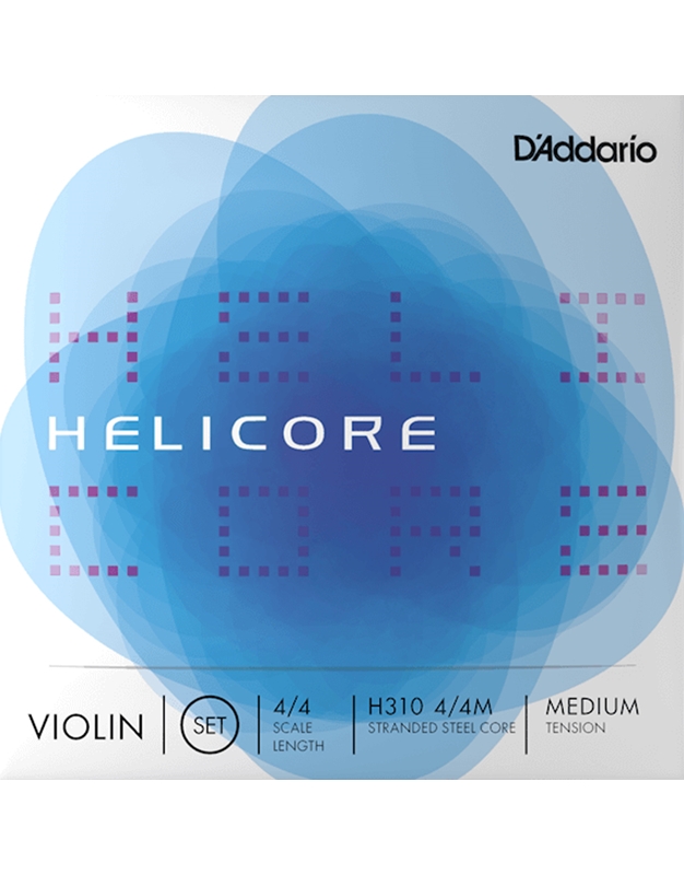 D'Addario Violin Strings 4/4 Helicore H-310 Medium Tension