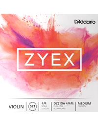 D'Addario Violin Strings Zyex DZ-130A Aluminium Medium
