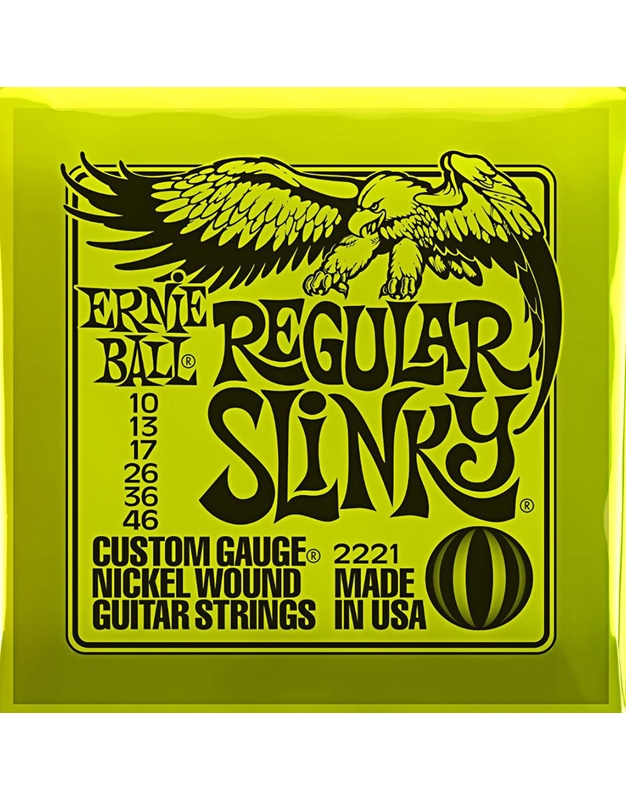 ERNIE BALL Regular Slinky 0,10 2221 Electric Guitar Strings