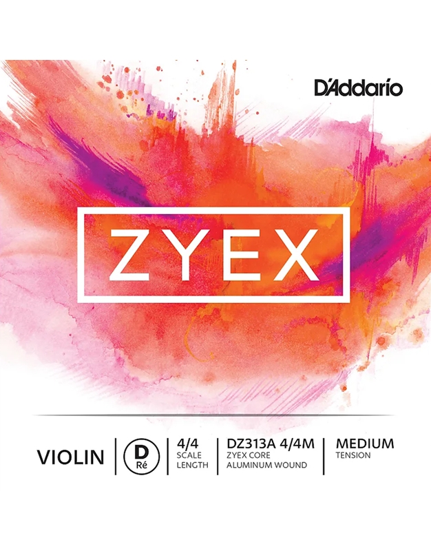 D'Addario Zyex DZ313A  Aluminum Medium Χορδή Βιολιού 