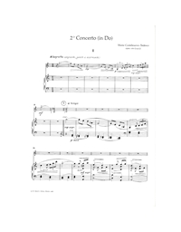 Castelnuovo Tedesco Mario - Concerto In Do Major, Op.160
