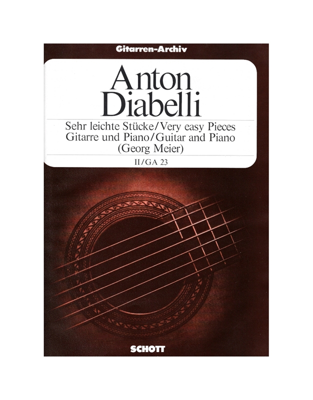 Diabelli Anton Sehr Leichte Stucke Vol. 2 - Very Easy Pieces For Guitar and Piano Vol. 2