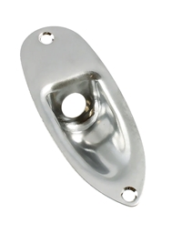 ALL PARTS Jackplate Nickel for Strat Electric Guitars