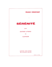 Constant Franz - Serenite For Guitar And Piano