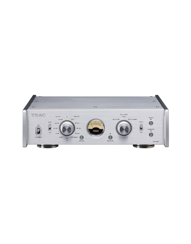 TEAC PE-505 Fully-balanced Phono Amplifier Silver