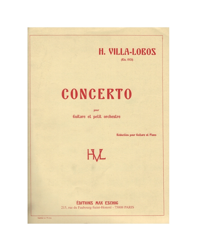 Heitor Villa-Lobos - Concerto For Guitar And Small Orchestra