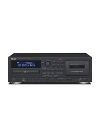 TEAC AD-850-SE Cassette deck/CD player Black