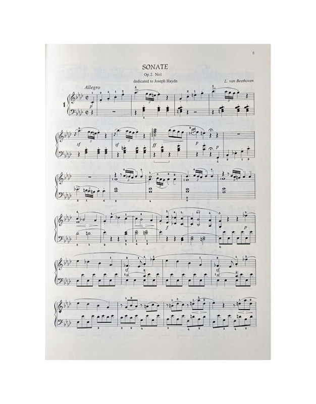Beethoven Ludwig Van - Σονάτες Για Πιάνο Tόμος 1ος
