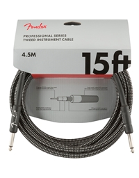 FENDER  Professional Cable 15' Gray Tweed 4,5m