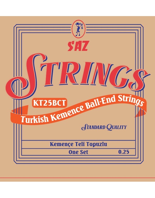 SAZ KT25BCT Kemence Strings 0.25 Ball