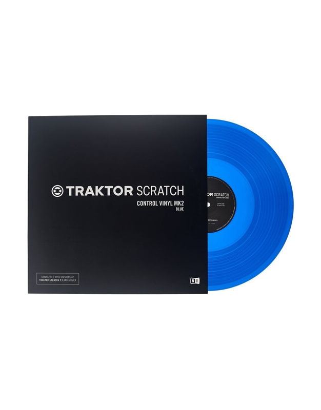 NATIVE INSTRUMENTS Traktor Scratch Control Vinyl Blue MK2