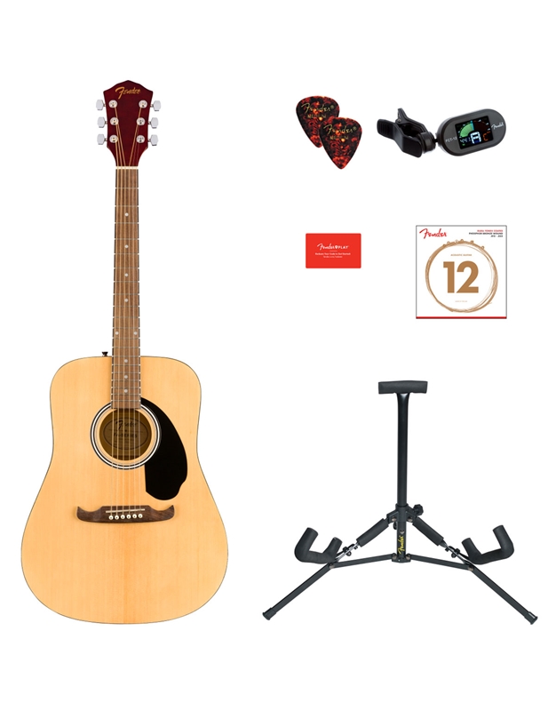 FENDER FA-125 Natural Acoustic Pack Acoustic Guitar