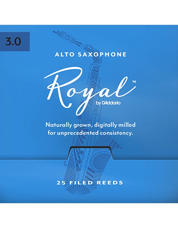 D'Addario Woodwinds Royal Alto Saxophone Reed No. 3 (1 piece)