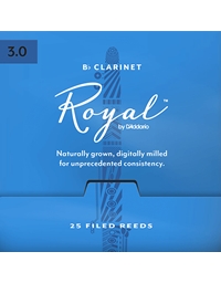 D'Addario Woodwinds Royal Clarinet Reed No. 3  (1 piece)