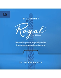D'Addario Woodwinds Royal Clarinet Reed No. 1.5  (1 piece)