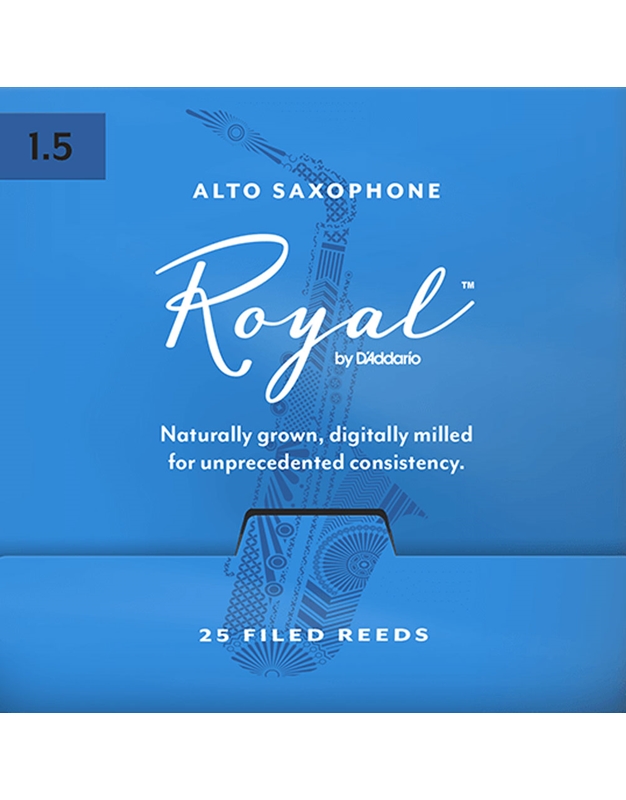 D'Addario Woodwinds Royal Tenor Saxophone Reed No. 1.5  (1 piece)
