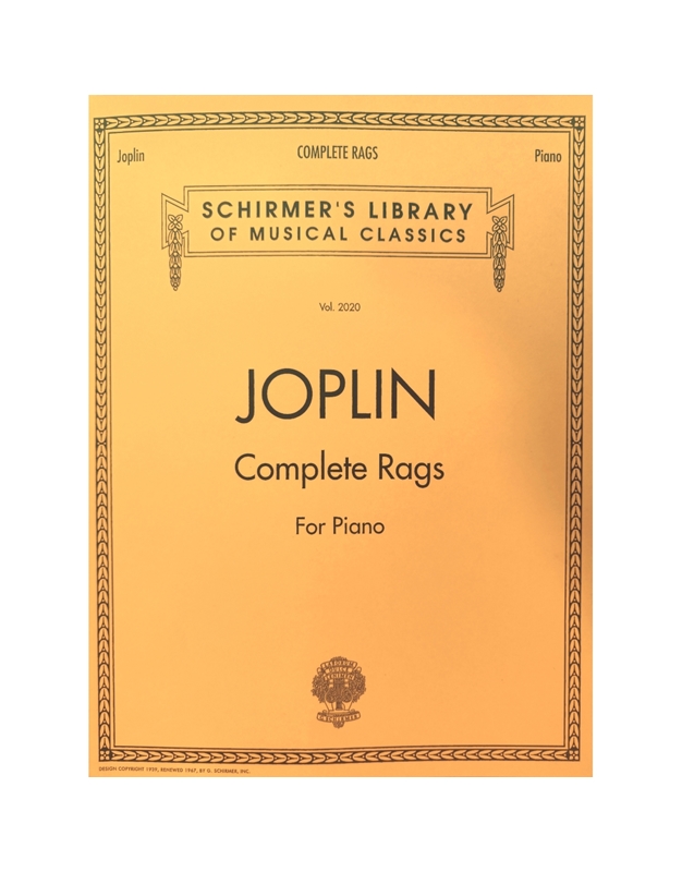 Joplin - Complete Rags For Piano