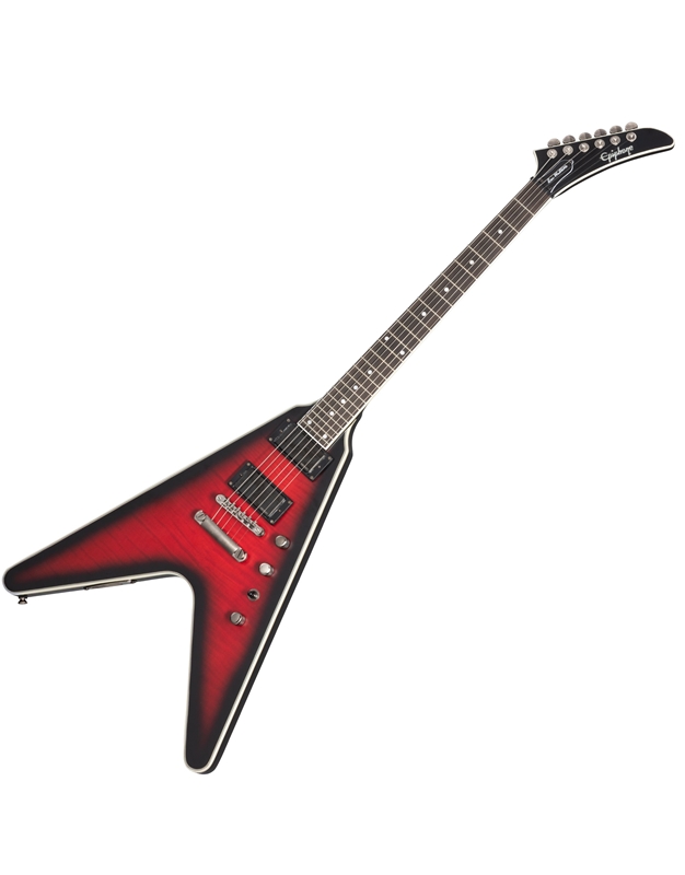 EPIPHONE Dave Mustaine Flying V Prophecy Aged Dark Red Burst Ηλεκτρική Κιθάρα