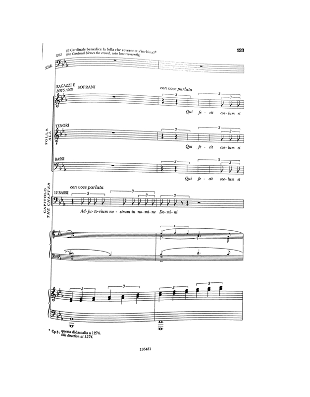 Tosca - Giacomo Puccini, Vocal Score