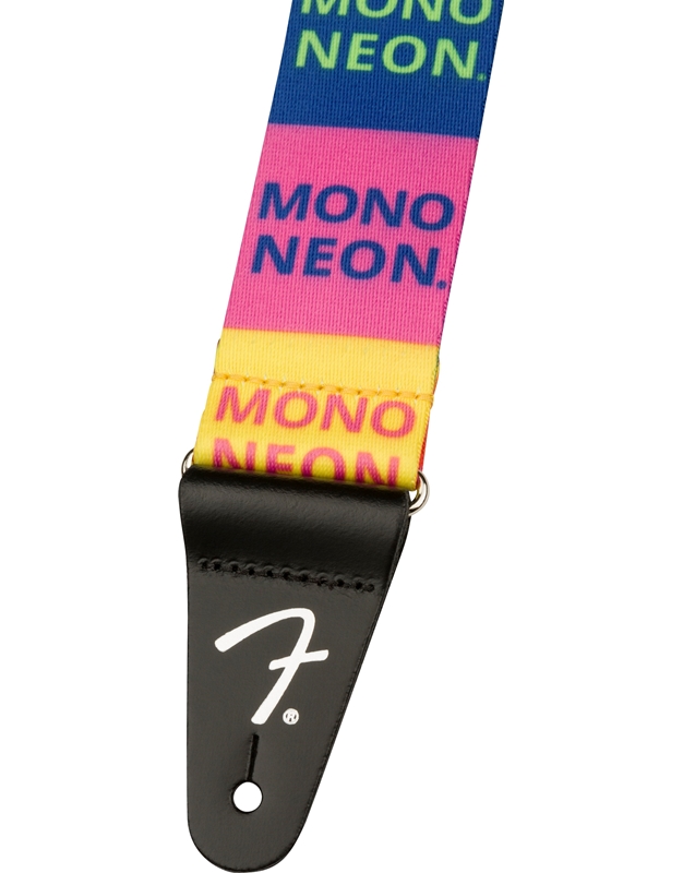 FENDER 2"  MonoNeon Logo Ζώνη Κιθάρας - Mπάσου
