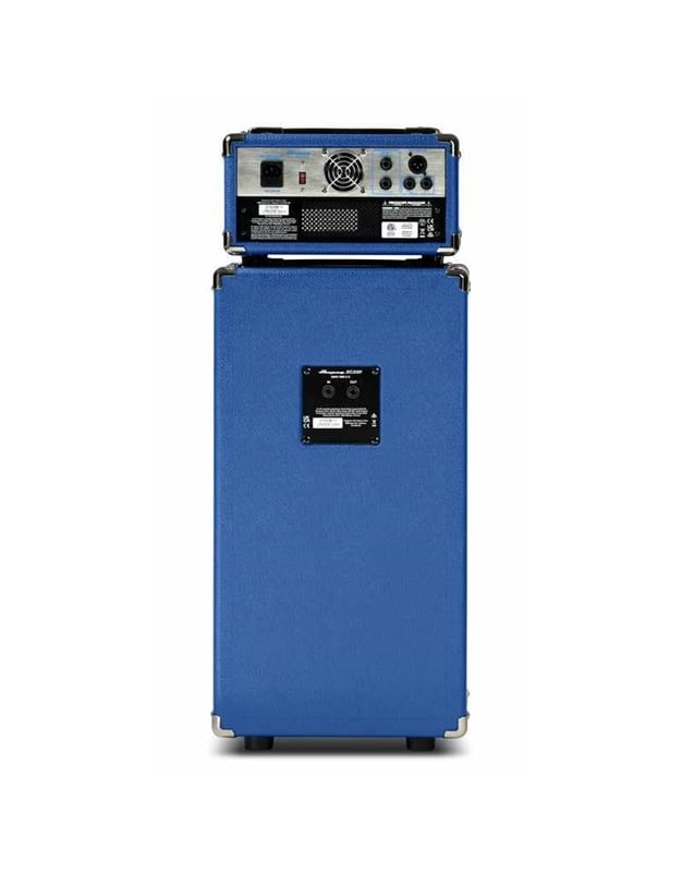 AMPEG Micro-VR Stack LTD Blue Bass Amplifier Set with Top and Cabinet
