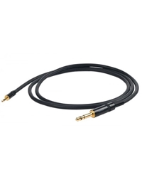 PROEL CHLP-185-LU15 Cable Stereo Male Jack 3.5mm to Stereo Male Jack 6.3mm, 1,5m